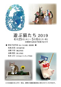 遊ぶ猫たち 2019